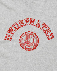 UNDEFEATED CREST S/S TEE - HEATHER GREY