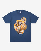 UNDEFEATED RINGS S/S TEE - DARK TEAL