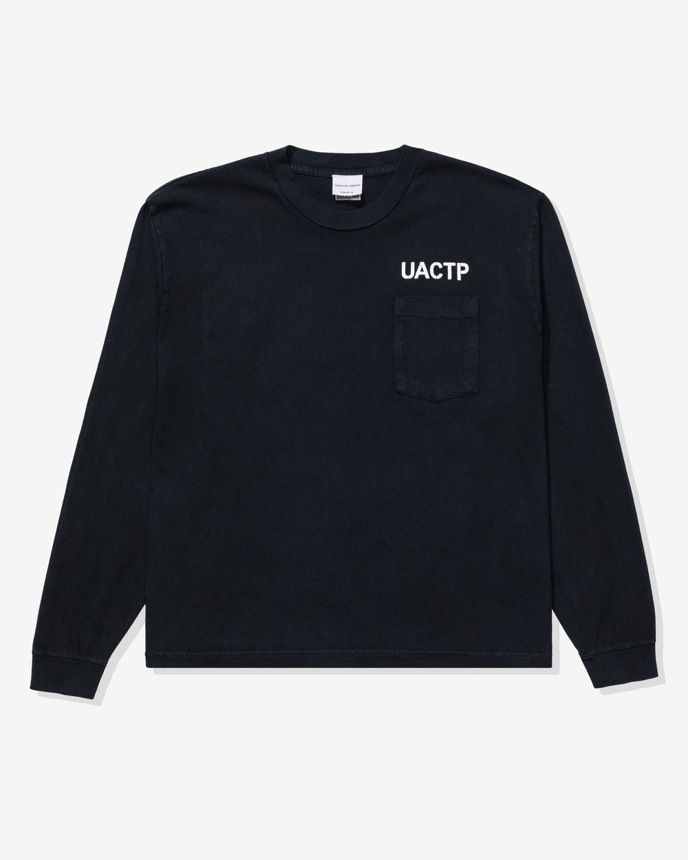 UACTP X GARDAR EIDE EINARSSON STENCIL L/S POCKET TEE - BLACK