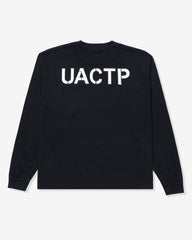 UACTP X GARDAR EIDE EINARSSON STENCIL L/S POCKET TEE - BLACK