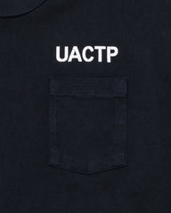 UACTP X GARDAR EIDE EINARSSON STENCIL L/S POCKET TEE - BLACK