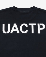 UACTP X GARDAR EIDE EINARSSON STENCIL L/S POCKET TEE - BLACK