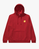 UNDEFEATED ICON PULLOVER HOOD - SCARLET