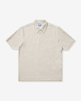 UNDEFEATED S/S POLO TEE - HEATHER OATMEAL