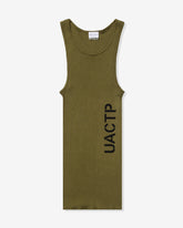 UACTP X GARDAR EIDE EINARSSON STENCIL RIB TANK - OLIVE