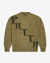PATTA CHENILLE KNITTED SWEATER - SAGE -