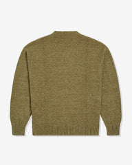 PATTA CHENILLE KNITTED SWEATER - SAGE -