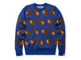 BAPE APE HEAD KNIT - BLUE -