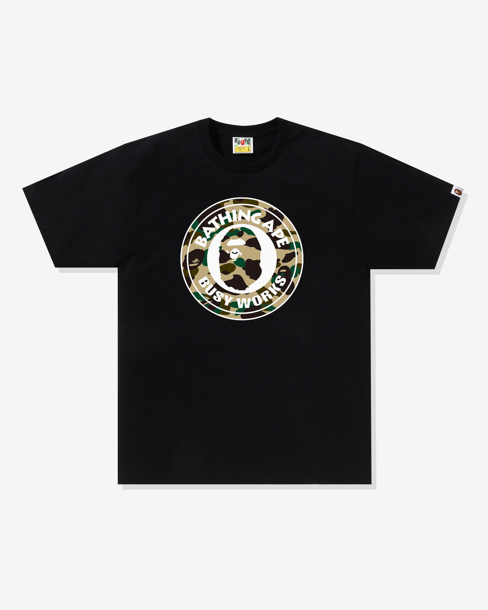 BAPE 1ST CAMO BUSY WORKS TEE - BLACK