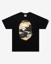BAPE GIANT 1ST CAMO BIG APE HEAD TEE - BLACK
