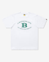 BAPE MONEY B LOGO TEE - WHITE -