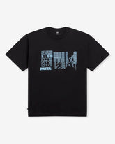 PATTA GLITCH LADY TEE - BLACK -