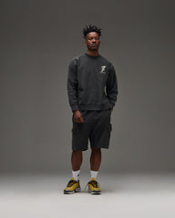 UNDEFEATED CARGO SWEATSHORT - CHOCOLATE