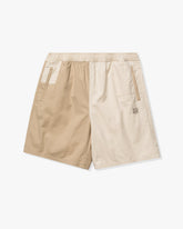 UNDEFEATED PATCHWORK SHORT - LIGHT TAN