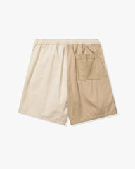 UNDEFEATED PATCHWORK SHORT - LIGHT TAN