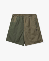 UNDEFEATED PATCHWORK SHORT - OLIVE