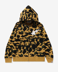 1ST CAMO FULL ZIP HOODIE - YELLOW