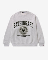 COLLEGE GRAPHIC CREWNECK - GRAY -