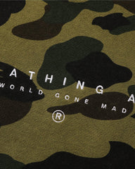 BAPE 1ST CAMO PULLOVER HOODIE - GREEN