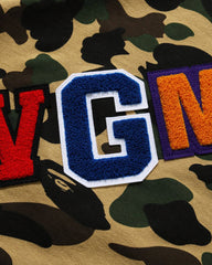 BAPE 1ST CAMO MULTI SHARK FULL ZIP HOODIE - YELLOW -