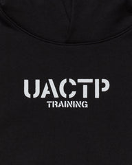 UACTP STENCIL TRAINING PULLOVER HOOD - BLACK -