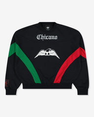ADIDAS X WILLY CHAVARRIA BBALL CREWNECK - BLACK -