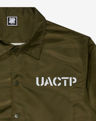 UACTP STENCIL COACHES JACKET - GREEN