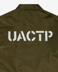 UACTP STENCIL COACHES JACKET - GREEN