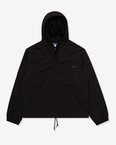 UNDEFEATED HOODED LIGHTWEIGHT WOVEN JACKET - BLACK -