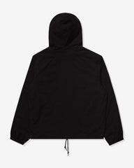 UNDEFEATED HOODED LIGHTWEIGHT WOVEN JACKET - BLACK -