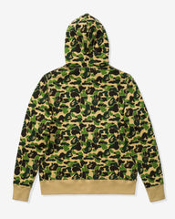 BAPE ABC CAMO SWAROVSKI FULL ZIP HOODIE - GREEN -