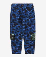 BAPE X UNDEFEATED MULTI POUCH POCKET PANTS - NAVY -