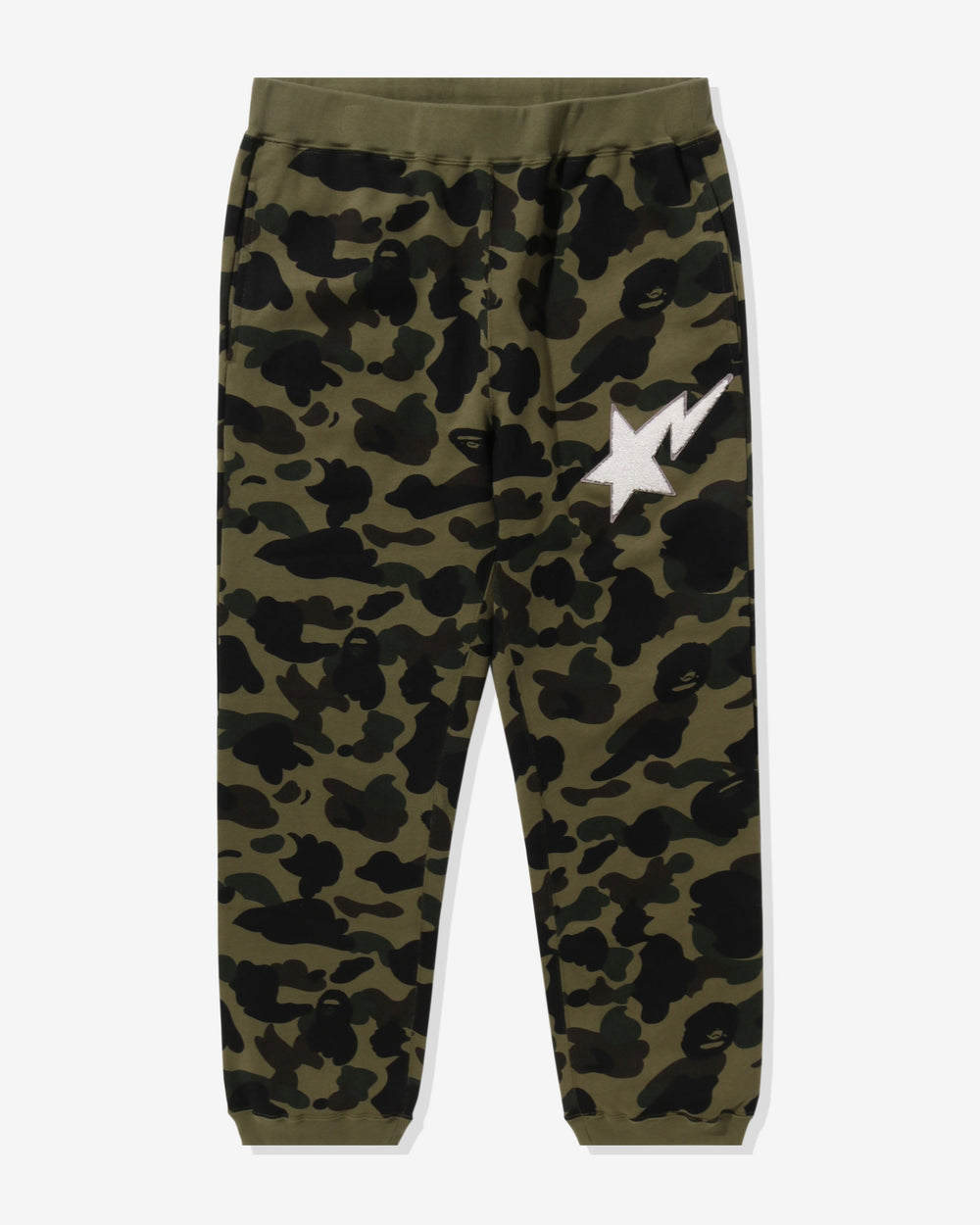 1ST CAMO SWEAT PANTS - GREEN