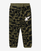 1ST CAMO SWEAT PANTS - GREEN