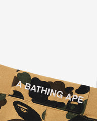 BAPE 1ST CAMO SWEAT SHORTS - YELLOW