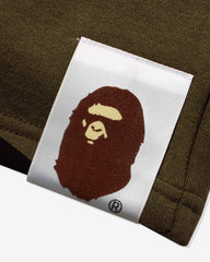 BAPE GIANT 1ST CAMO WIDE FIT SWEAT SHORTS - GREEN
