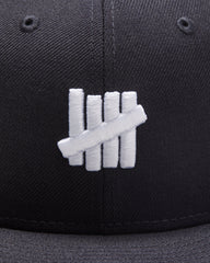 UNDEFEATED X NE WOOL ICON FITTED - DARK NAVY