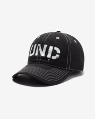 UNDEFEATED DISTRESSED STRAPBACK - BLACK