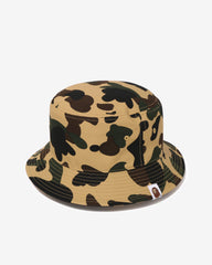 BAPE 1ST CAMO BUCKET HAT - YELLOW