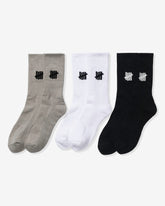 UNDEFEATED ICON CREW SOCK, 3-PACK - MULTI