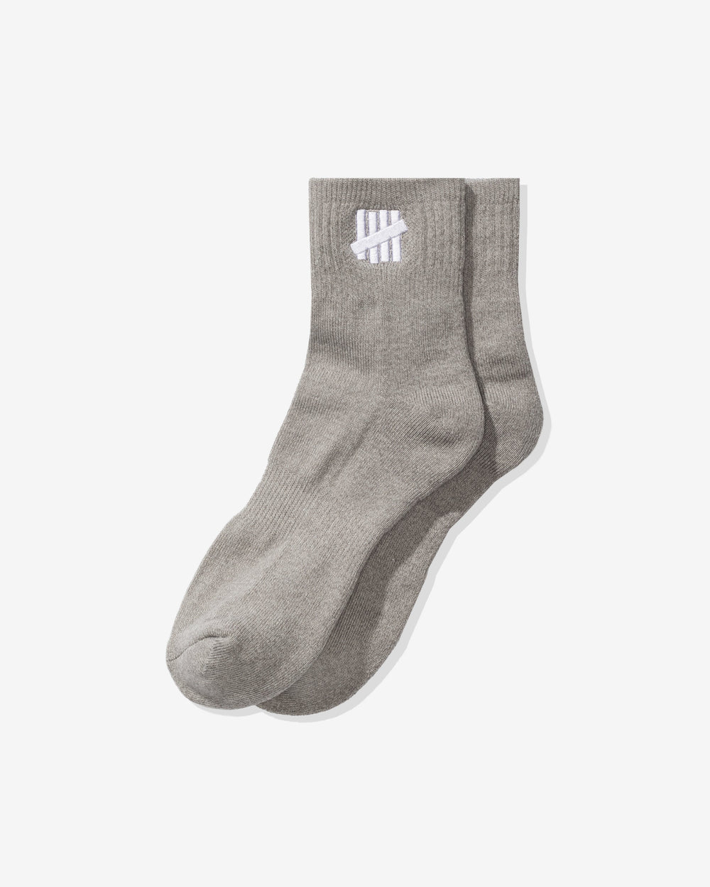 UNDEFEATED ICON ANKLE SOCK - HEATHER GREY