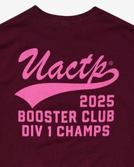 UACTP SCRIPT S/S TEE - BURGUNDY