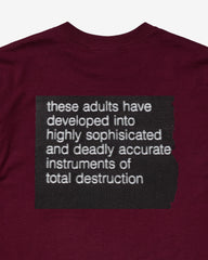 UACTP CLUB S/S TEE - BURGUNDY
