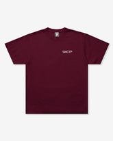 UACTP FLYER S/S TEE - BURGUNDY