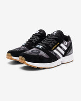 BAPE X UNDEFEATED X ADIDAS ZX 8000 - CBLACK/ CWHITE/ GUM -