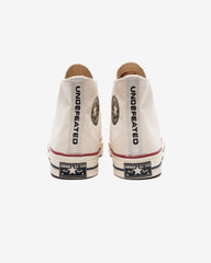 CONVERSE X UNDEFEATED CHUCK 70 HI - NATURAL/ FIERYRED -