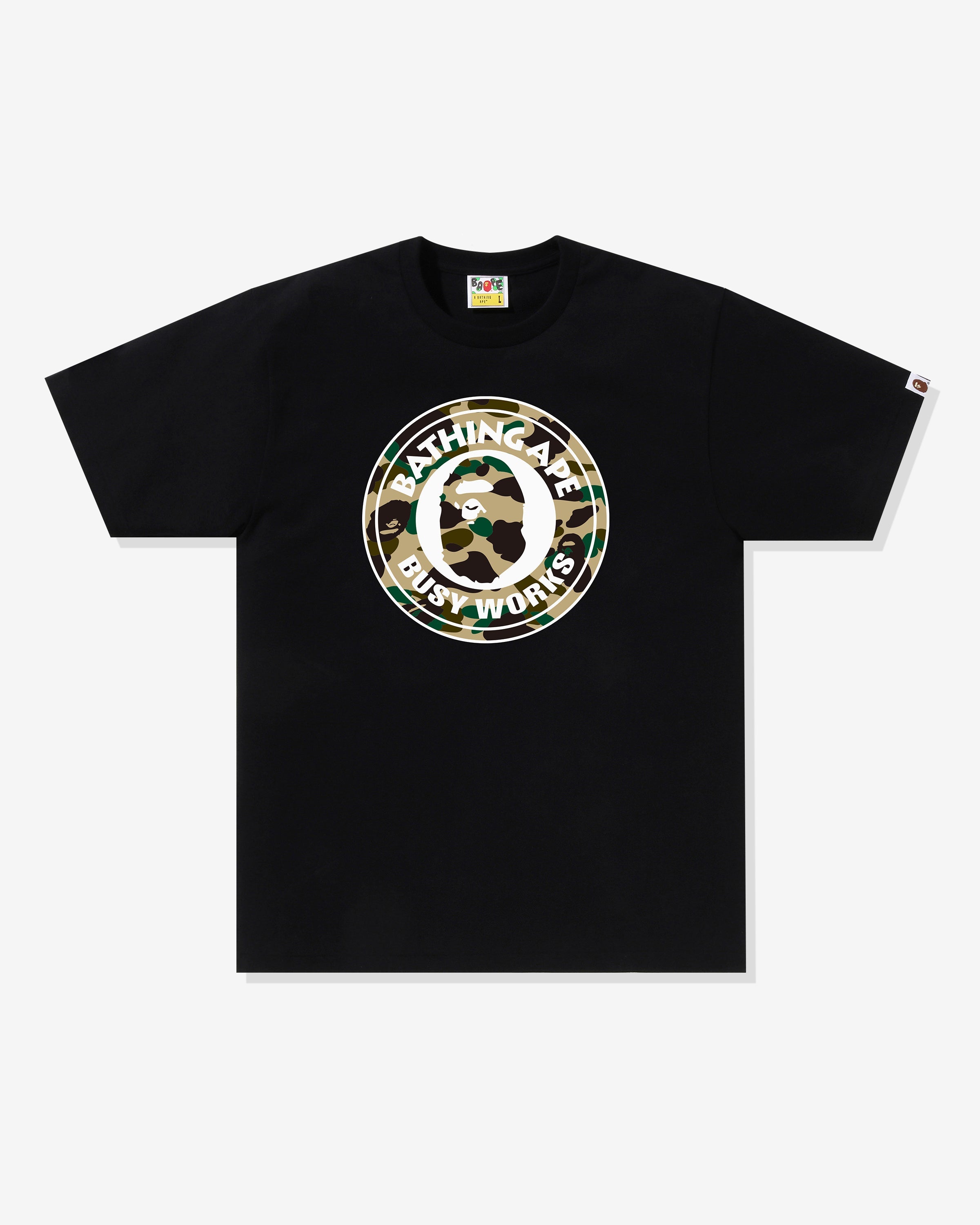 BAPE 1ST CAMO BUSY WORKS TEE - BLACK