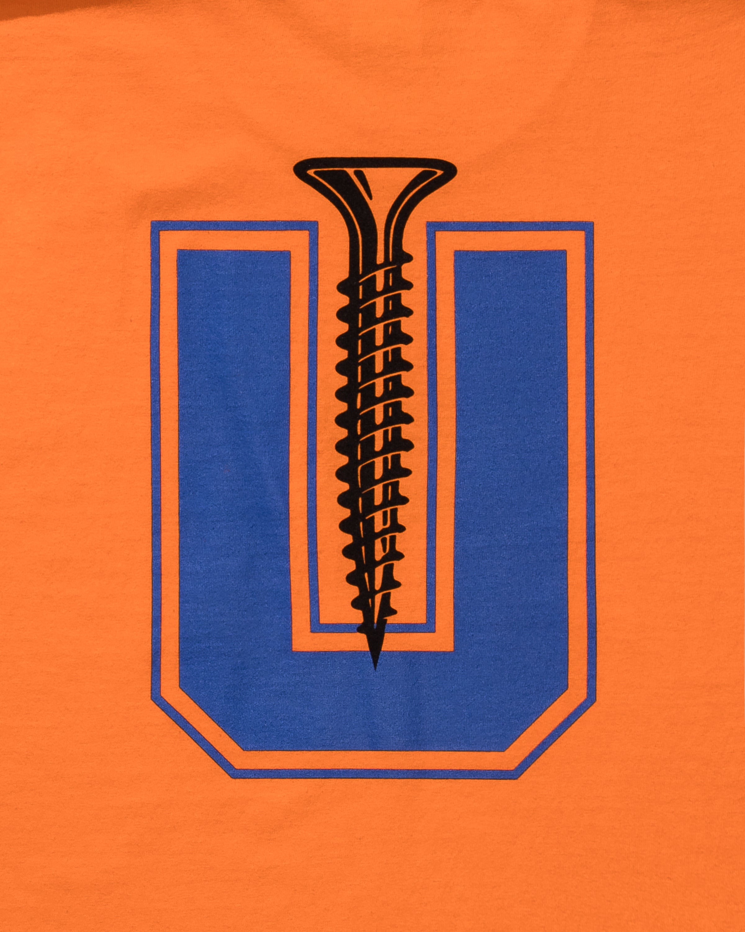 UNDEFEATED SCREW U S/S TEE - ORANGE