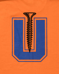 UNDEFEATED SCREW U S/S TEE - ORANGE