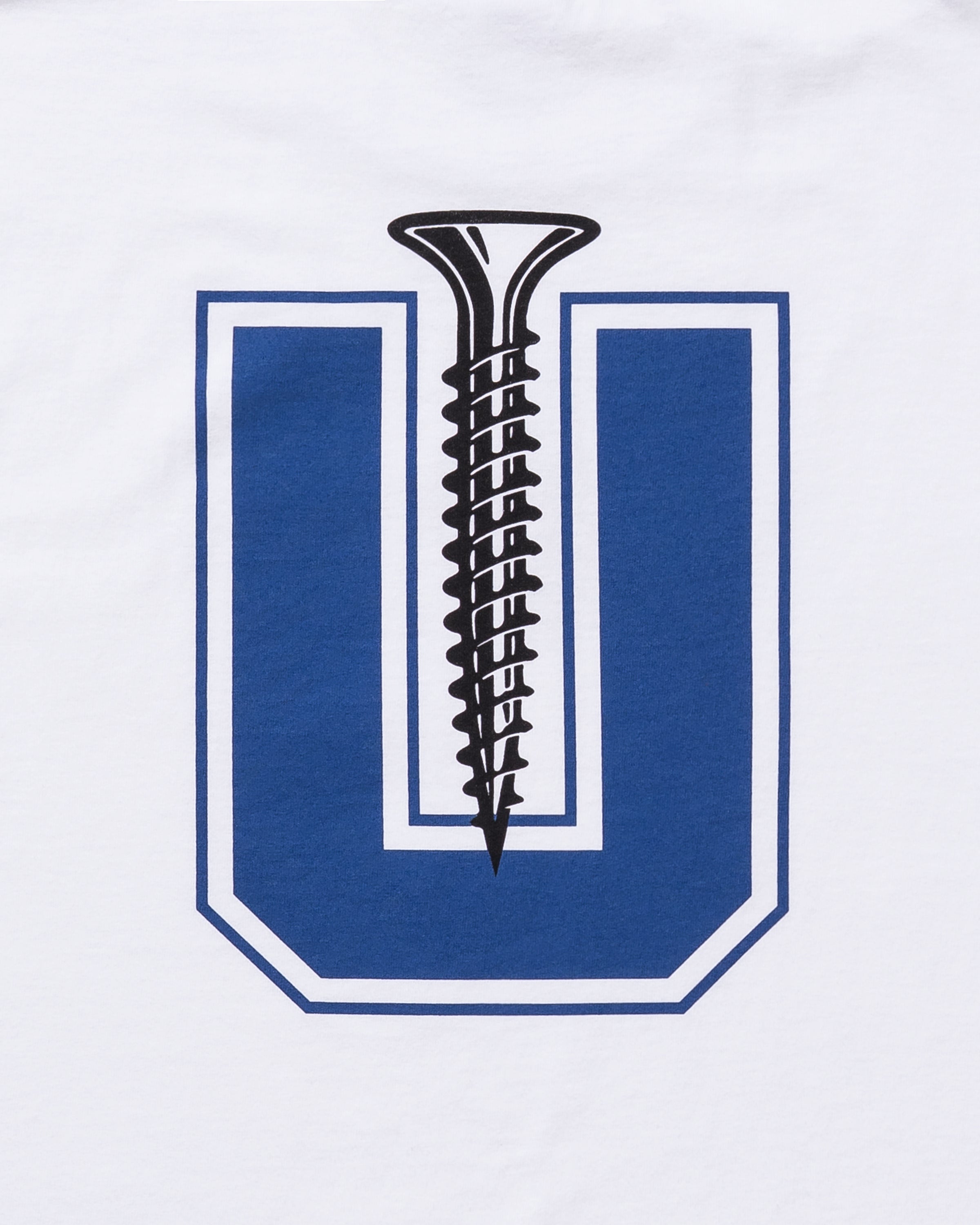 UNDEFEATED SCREW U S/S TEE - WHITE
